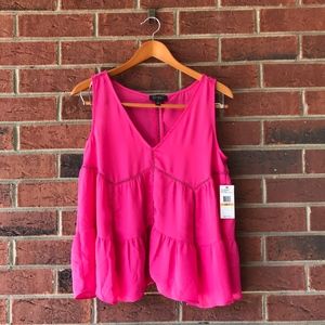 Jessica Simpson | NWT flowy paneled tank top